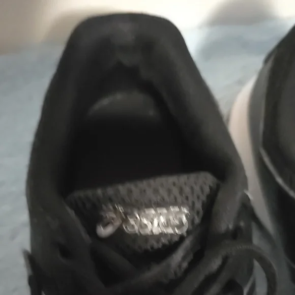 Asics Black and Tan Athletic Shoes with Gum Sole - Picture 9 of 15